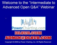 Branded promotional graphic of Power Charting Intermediate to Advanced Intensive Q and A Video digital course package